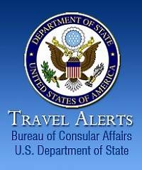 US State Department issues travel alert
