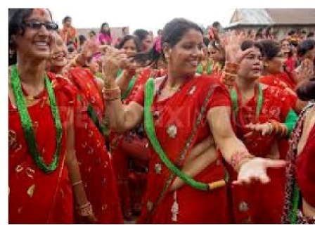 Teej festival celebrated in Nepal