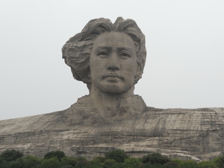 Chairman Mao Zedong’s statue in Changsha,Hunan