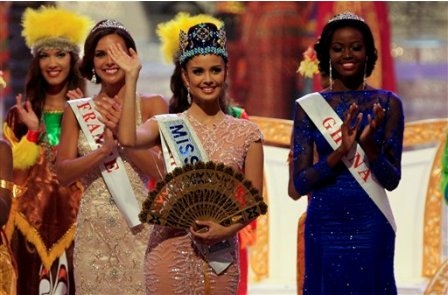 Filipino Ms. Megan Young crowned Miss World 2013 in Bali,Indonesia