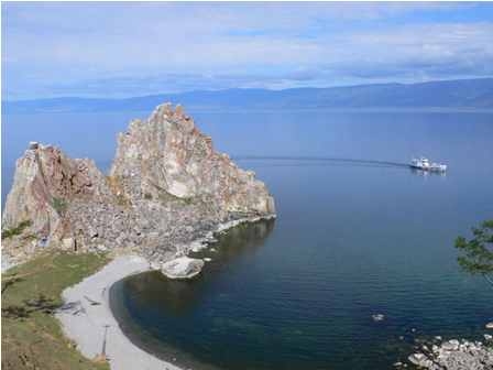 Lake Baikal, a UNESCO World Heritage Site in Siberia,Russia