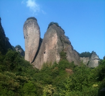 Pepper Peak in Langshan Mountain area, Hunan Province of China