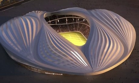 Al Wakrah stadium in Qatar compared to a vagina