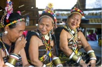 Rungus tribe in Kudat,Sabah of Borneo