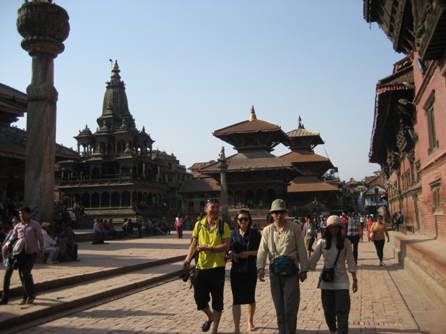 Patan Durbar Square, a world heritage site in Nepal