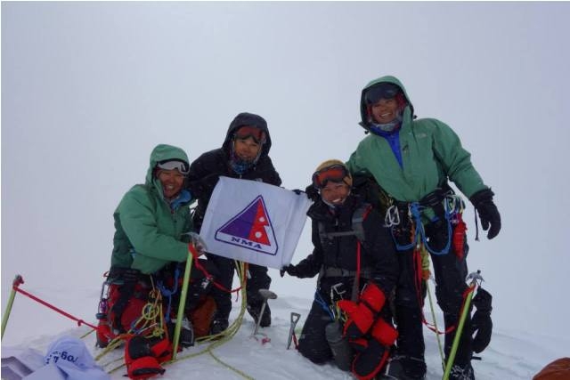 Nepali women mountaineers on the summit of Denali –