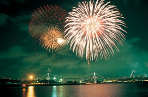 Sumida River fireworks festival in Tokyo
