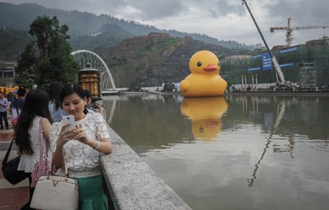 Tourist attraction in Guiyang, capital of China’s Guizhou Province