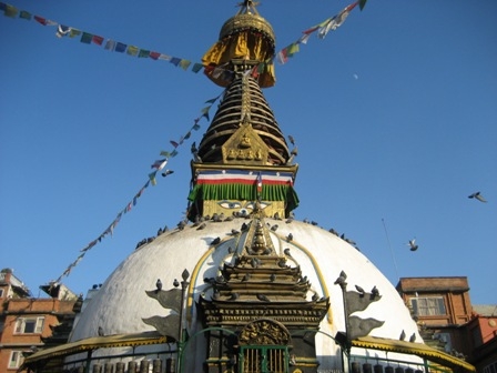 Swayambhu Stupa :A world heritage site in Nepal