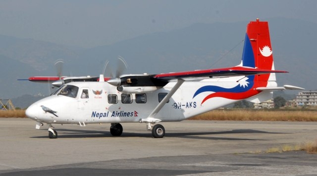 Chinese aircraft lands at TIA, Kathmandu