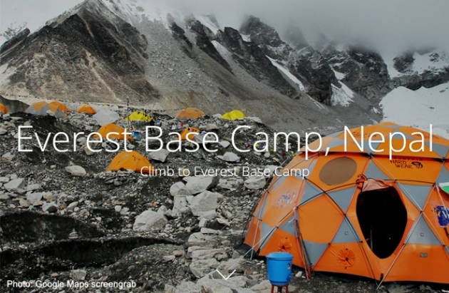 Google launched a virtual tour of Nepal’s Everest region