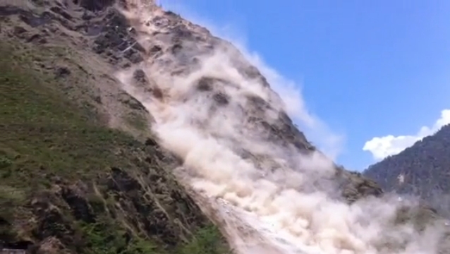 Nepal quake causes landslide in Langtang area