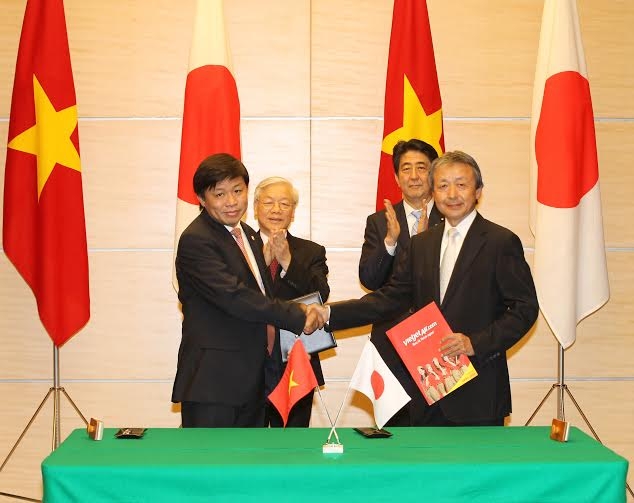 Vietjet signs strategic agreement with Japan
