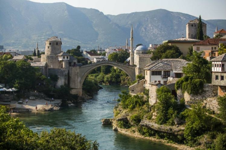 Iconic Stari Most (Old Bridge) in Bosnia and Herzegovina