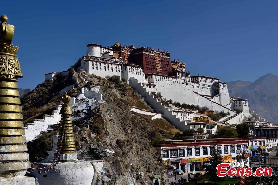 Potala Palace takes on new look after refurbishment –
