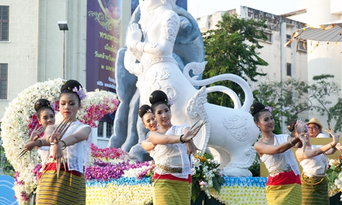 Songkran Splendours Parade in Bangkok