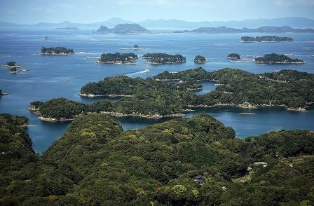 Kujuku-shima Islands in Sasebo, Nagasaki , Japan