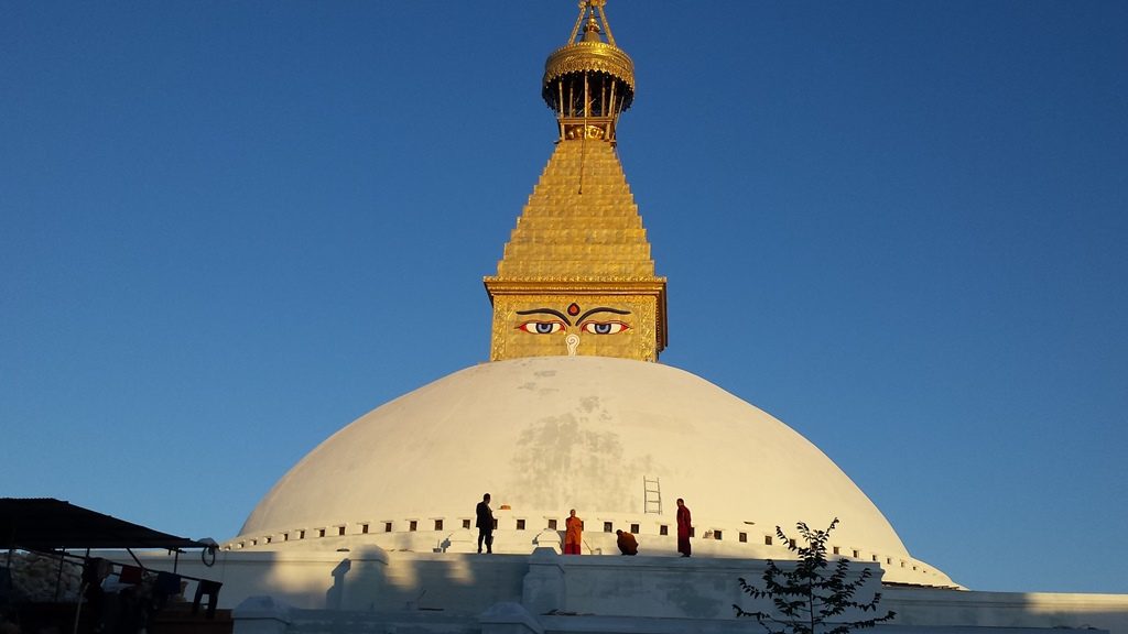 World heritage Site Boudhanath Stupa in Kathmandu