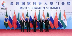 BRICS leaders pledge to work for equitable global economic order , issue Xiamen Declaration