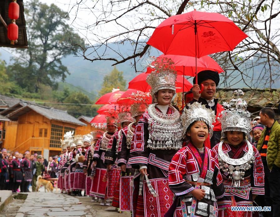 People of the Miao ethnic group in China
