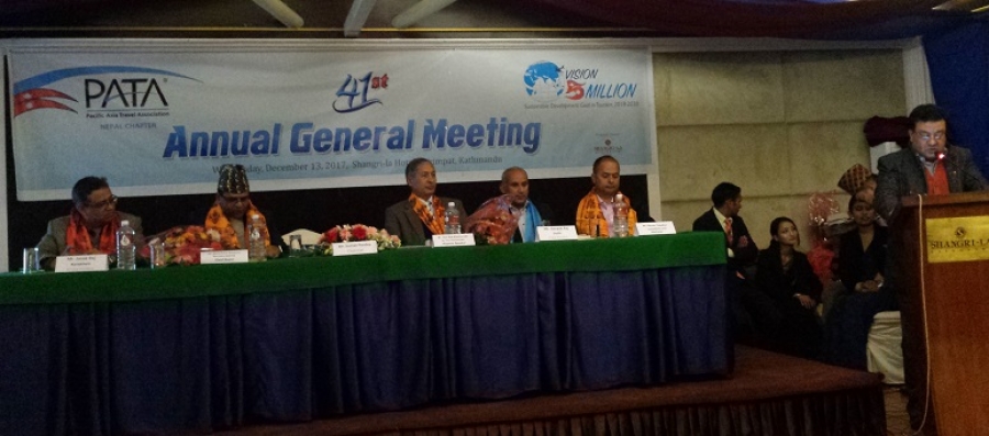 PATA Nepal launches campaign of “Vision 5 Million”, new leadership elected