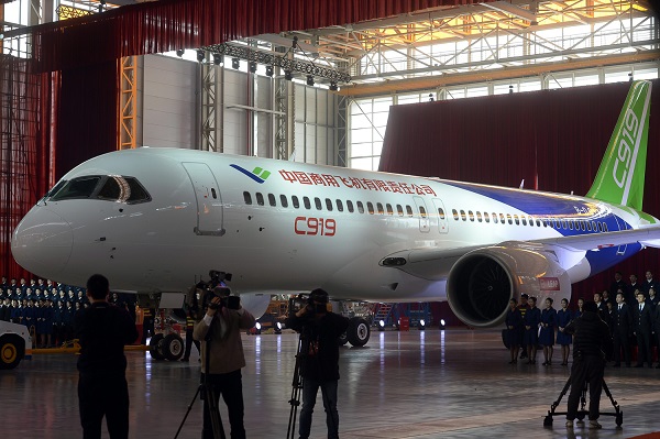 China’s new passenger plane C919 to compete with Airbus, Boeing