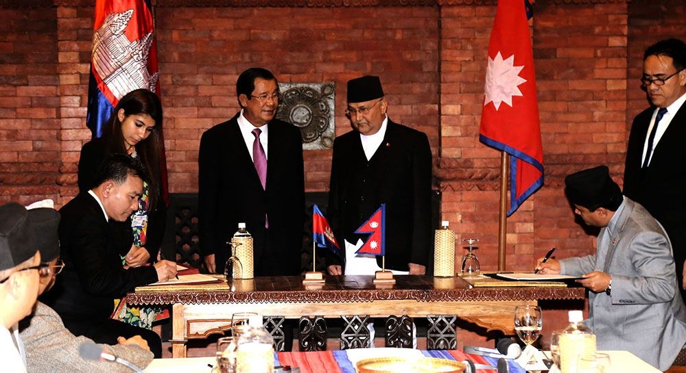Nepal, Cambodia sign air agreement allowing 14 weekly flights