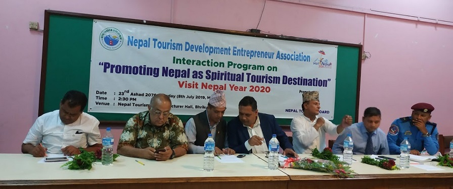 Entrepreneurs emphasize on promoting Nepal as a spiritual tourism destination
