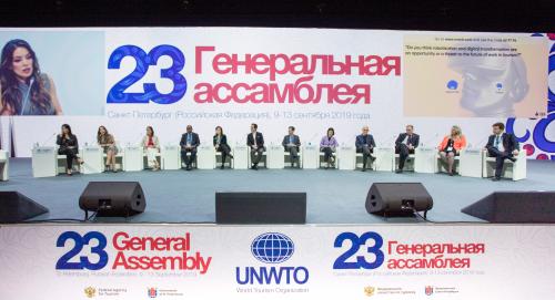Tourism officials from 124 countries join UNWTO Assembly in St. Petersburg