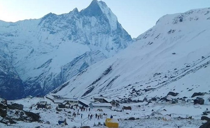 Heavy snow hampers search for missing trekkers in Annapurna region