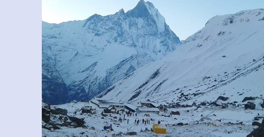 अन्नपूर्ण क्षेत्रमा हिमपहिरो, सात पदयात्री सम्पर्क विहीन