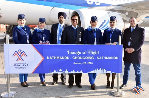Himalaya Airlines extends its network to Chongqing , China
