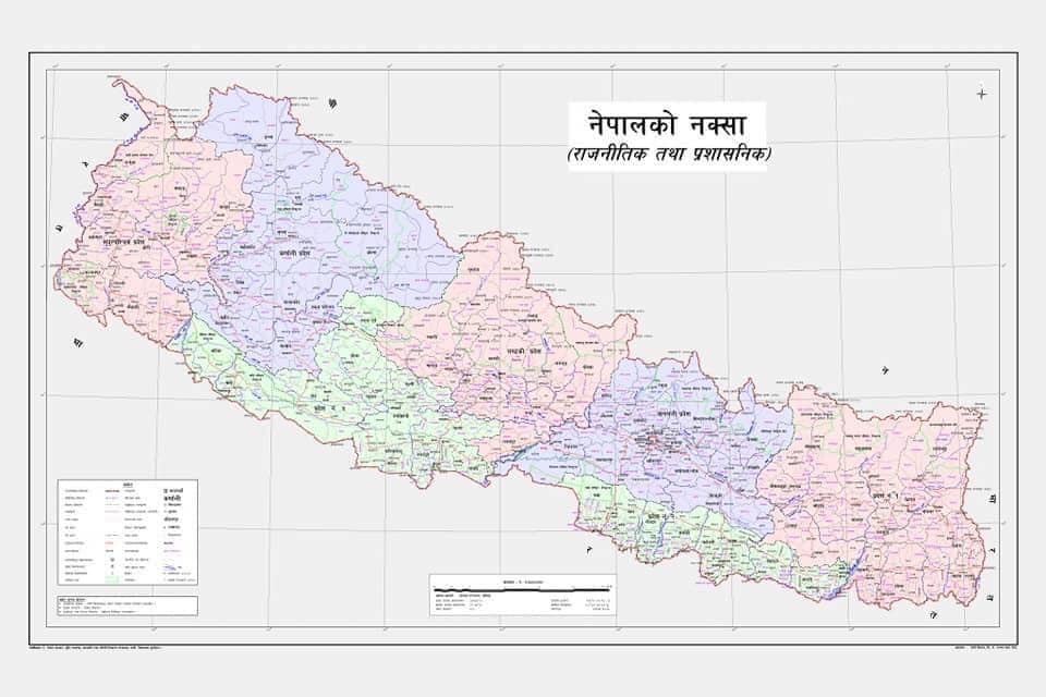 भारतीय अतिक्रमणमा परेका लिम्पियाधुरा, कालापानी, लिपुलेक समेटिएको नयाँ नक्सा अब  संवैधानिक मान्यता प्राप्त