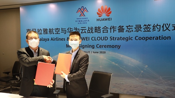 Himalaya Airlines, Huawei Cloud join hands for a strategic partnership