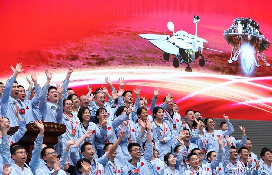 China succeeds in first Mars landing