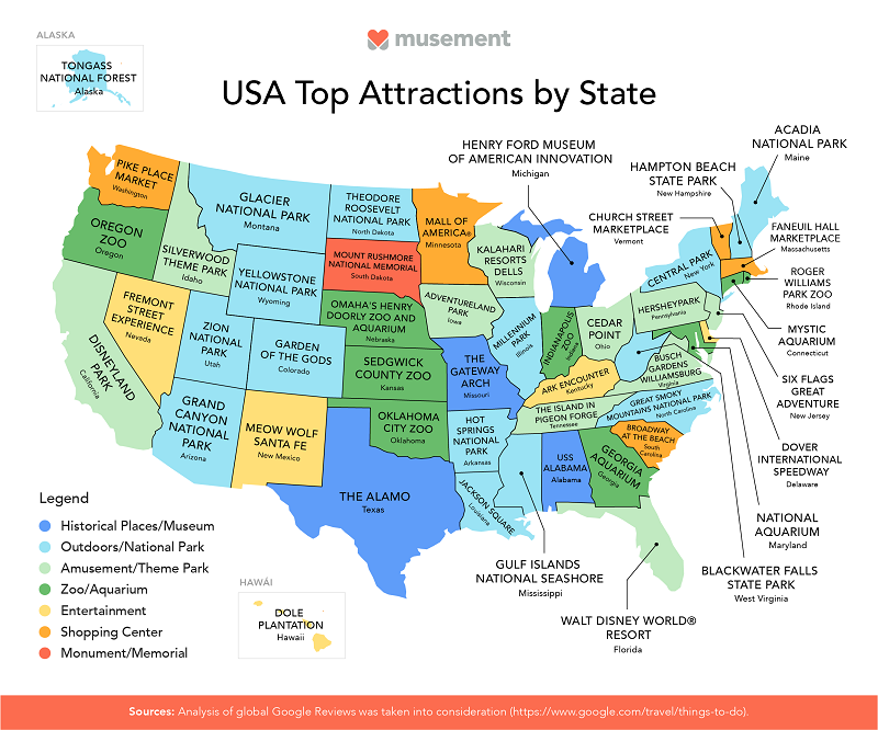 Rediscovering America: more people interested in traveling within the United States