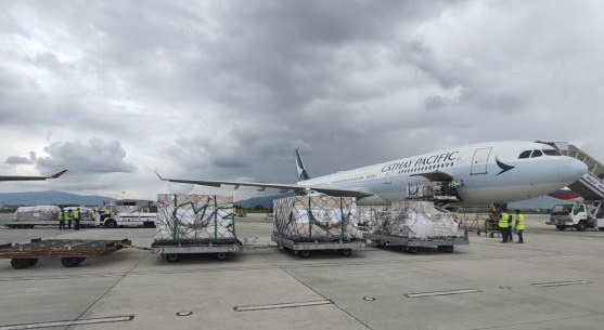 Cathay Pacific Cargo delivers essential medical supplies to Nepal